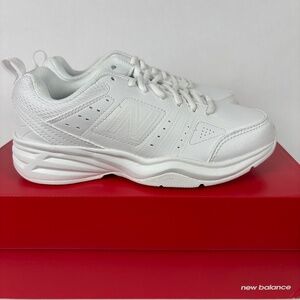 New Balance, WX409PS2, Women's White Cross-trainer, Shoes/Sneakers, Leather